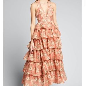 New with tag- Ulla Johnson- Narcissa Ruffle gown- Petunia